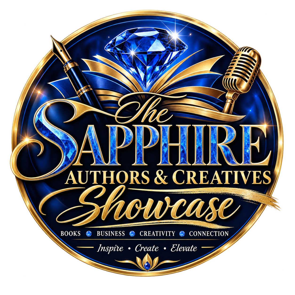 The Sapphire Authors & Creatives Showcase emblem